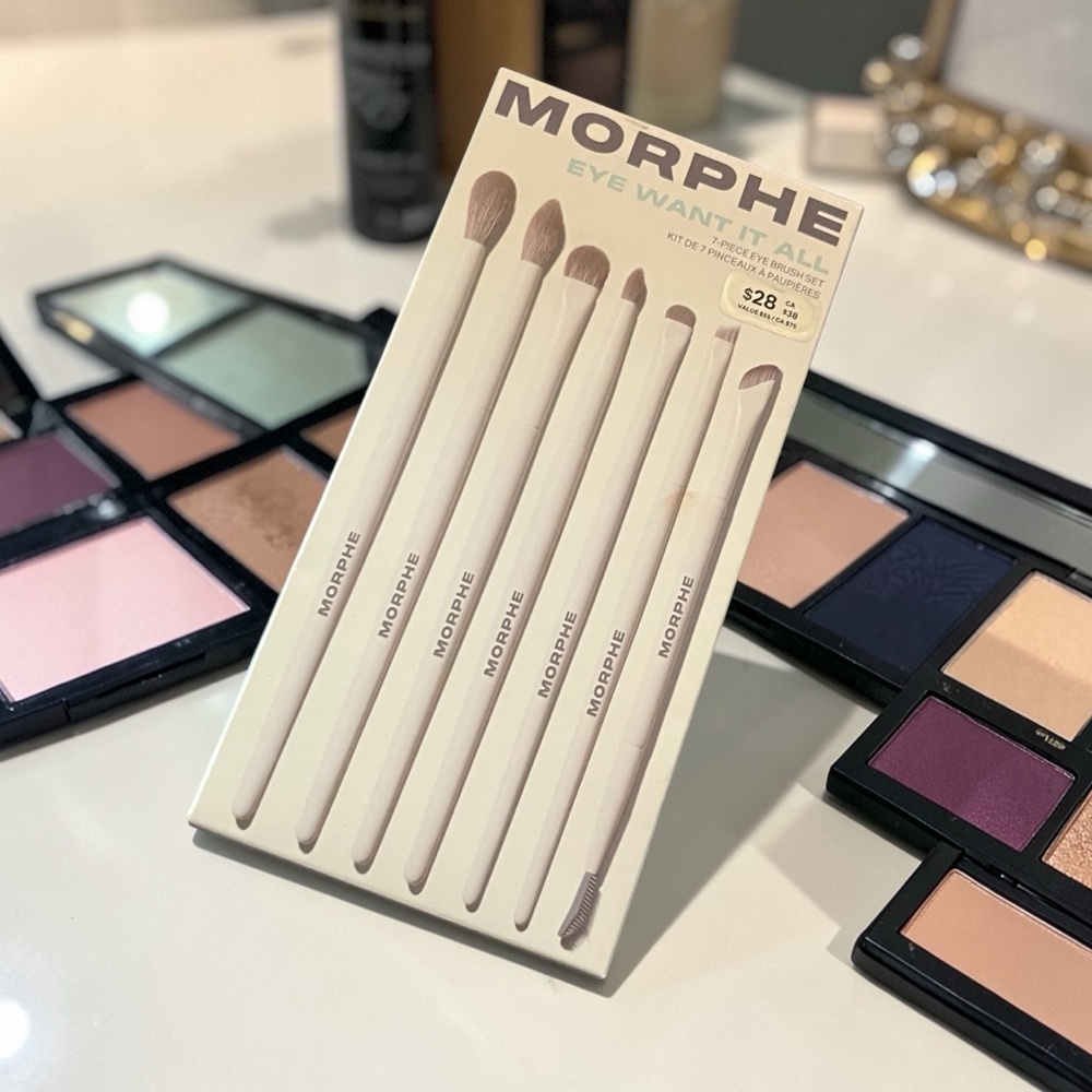 NWT MORPHE “EYE WANT IT ALL” 7-PIECE EYE BRUSH SET
